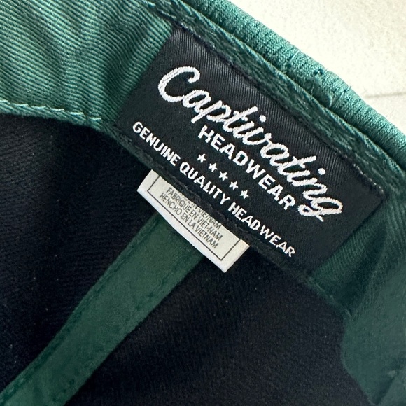 Captivating Quality Headwear Michigan State Spartans cap green gray 1 size NWT - Picture 5 of 10